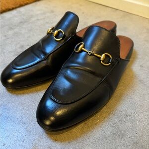 Gucci Princetown leather slides/mules, Size 40/9US